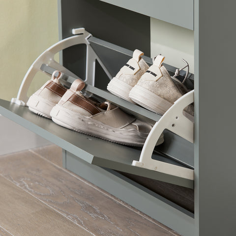 Sobuy Slim Saving Rack за обувки, регулируем държач за спестяване на пространство, Giogio, FSR94-HG