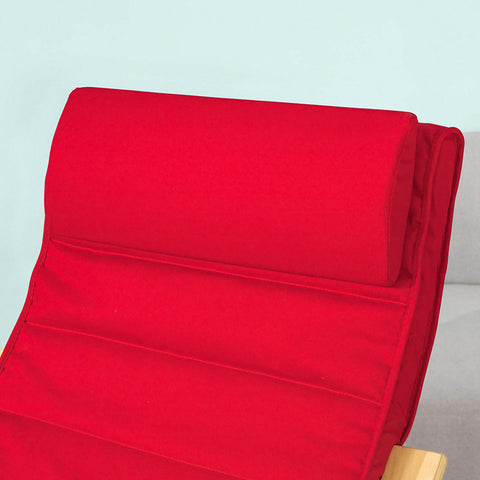 Собуи люлеещ се стол Релаксиране на фотьойл Червено фотьойл Регулируеми крака FST16-R