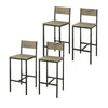SoBuy 4 x Sgabello con schienale 39x41x95cm FST53-Ax4