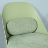 SoBuy Poltrona con poggiapiedi sedia scandinave Poltrona relax verde FST63-GR