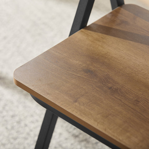 Sobuy сгъваем стол кухненски стол сесия височина 33cm винтидж стил 46x48x80 cm fst88-pf