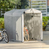 SoBuy Tenda per Bicicletta Impermeabile Protezione UV Tenda da Garage per Biciclette Tenda Multiuso da Giardino in Colore Argento, 120x176x163 cm, KLS11