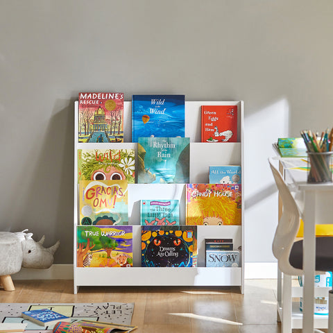 Sobuy Montessorian Bookcase за деца овчарски притежатели