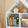 SoBuy Libreria per bambini Scaffale per giocattoli Mensola portaoggetti Mobili per la camera dei bambini bianco 60x30x103cm KMB58-W