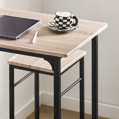 Собуи маса и столове Висока маса за маса с дървена маса с 2 стола OGT10-N
