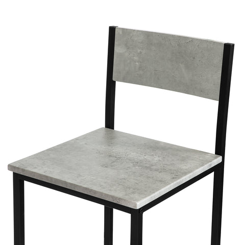Tavolo con 2 sedie 60x60x97cm OGT27-HG