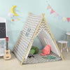 SoBuy Tenda gioco bambini tenda indiani con 2 porte e una finestraTende giocattolo grigio OSS02-HG