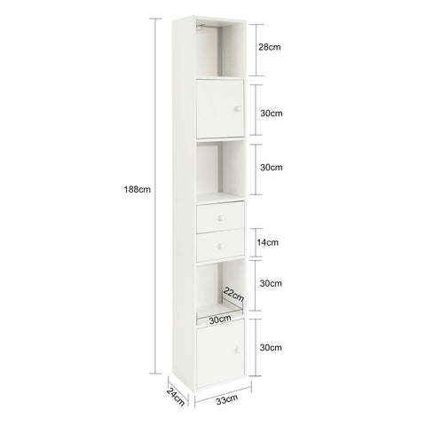 Sobuy гардероб Колона Спестяване на шкаф Спасяване на шкаф Стойност Високият гърди от баня в баня Cabinet Str10-W